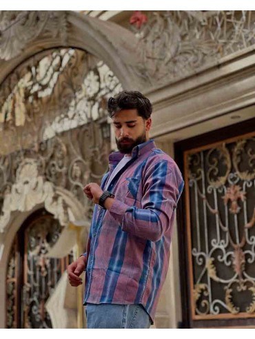 پیراهن آستین بلند تمام نخ کد 957